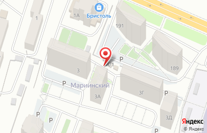 Продуктовый магазин в Красноярске на карте