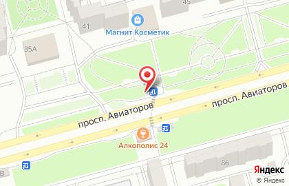 Продуктовый магазин в Новокузнецке на карте