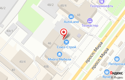 Диагностический центр Гранд Сервис на улице Мира на карте