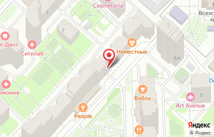 Бар-магазин Пивовария в Октябрьском районе на карте