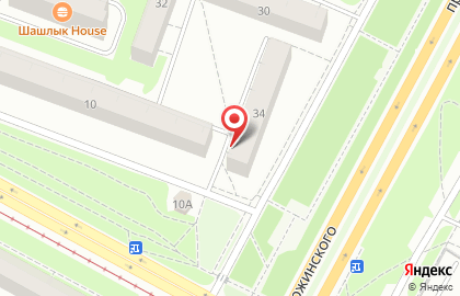 Участковый пункт полиции Отдел МВД по Дзержинскому городскому району на проспекте Дзержинского, 34 на карте