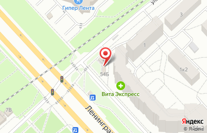 Магазин воздушных шаров Крутой завиток на карте
