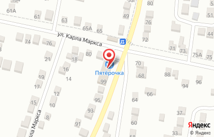 Супермаркет Пятерочка на Запорожской улице на карте