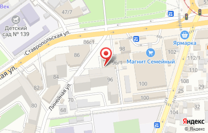 Юго-Западный банк Сбербанка России, ОАО, Краснодарское отделение №8619 на Ставропольской улице на карте