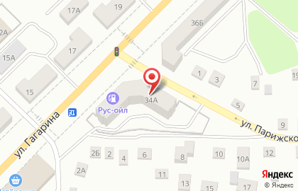 Сеть водоматов Вода близко на улице Гагарина на карте