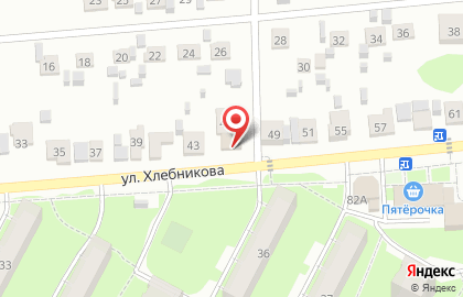 Продовольственный магазин в Москве на карте