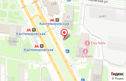 Магазин цветов на Пролетарском проспекте, 23в на карте