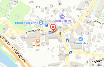Центр мобильной связи Связной в Хостинском районе на карте