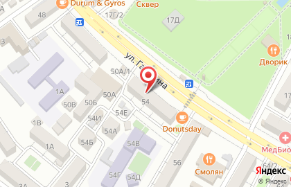 Магазин зоотоваров Кот & Пес в Советском районе на карте