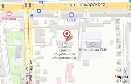 Комплексный центр социального обслуживания населения г. Владикавказ на карте