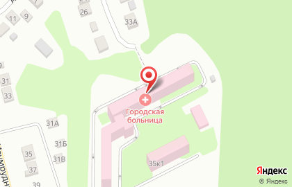 Городская больница г. Горячий Ключ на Жемчужной улице на карте