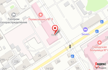 Городская больница №3, г. Барнаул на улице Петра Сухова, 18 на карте
