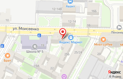 Магазин редкостей Старивина на улице Моисеенко на карте