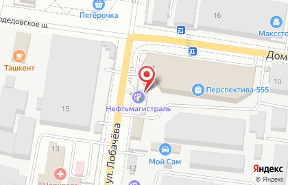 Нефтьмагистраль в Москве на карте