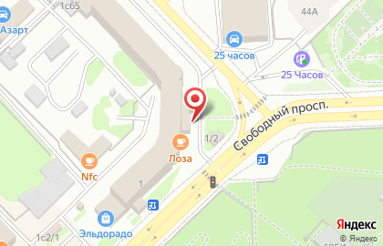 Твое на Телевизорной улице на карте