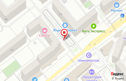 Продуктовый магазин на ул. Салавата Юлаева, 28 на карте