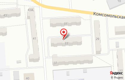 Продовольственный магазин Гермес на Комсомольской на карте