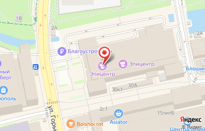 Магазин Блеск на улице Профессора Баранова, 30 на карте