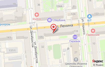 Афины на улице Ленина на карте
