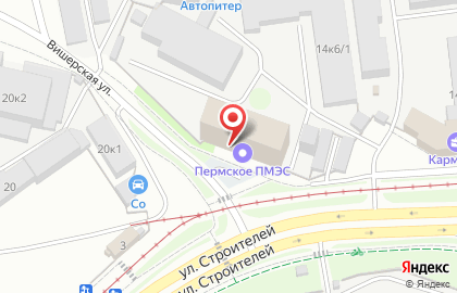 Пермское предприятие Магистральных Электрических сетей в Дзержинском районе на карте