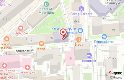 МИИЯ на Ладожской улице на карте
