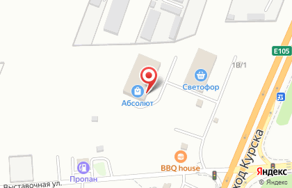 Магазин бытовой химии и продуктов Абсолют в Курске на карте