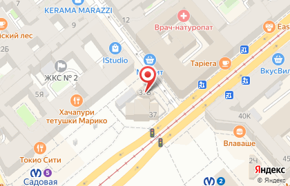 ГТИБ на Садовой улице на карте