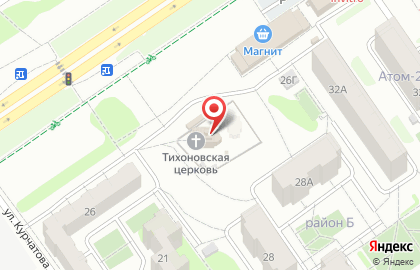 Храм святого Тихона Задонского на карте