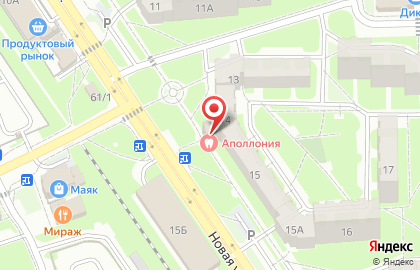 Магазин одежды в Москве на карте