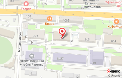 ОАО Банкомат, АКБ Росбанк на Экипажной улице на карте