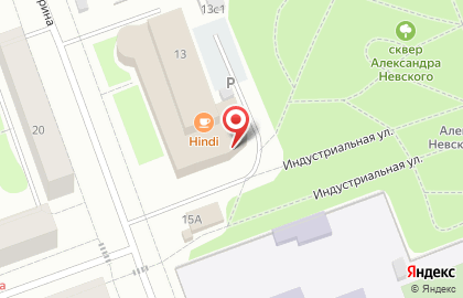 Кафе индийской кухни Hindi на улице Гагарина на карте