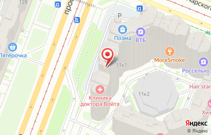 Магазин цветов Цветомакс на проспекте Луначарского на карте