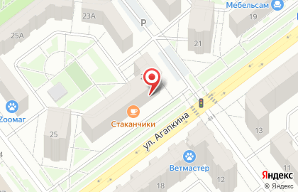 Салон мебели Восторг на улице Агапкина на карте