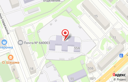 Серебряное копытце в Кургане на карте