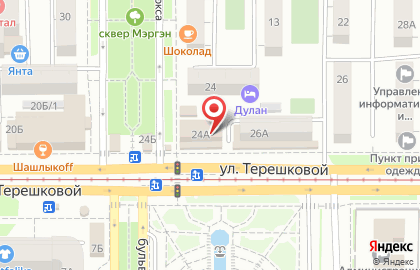 Торгово-монтажная компания Окна Сибири в Октябрьском районе на карте