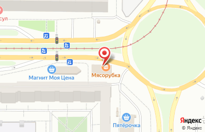 Кафе быстрого питания Nice Food на Октябрьском проспекте на карте