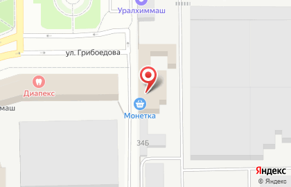 Ресторан Студия суши на улице Грибоедова на карте