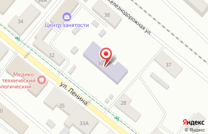 Детский сад Алёнушка, детский сад №19 на улице Ленина на карте