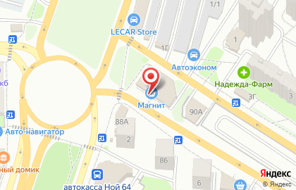 Супермаркет Магнит на проспекте Строителей, 90 на карте