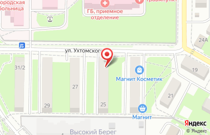 Автошкола Онмц на улице Ухтомского на карте