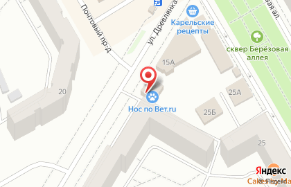 Магазин автозапчастей Garage в Петрозаводске на карте