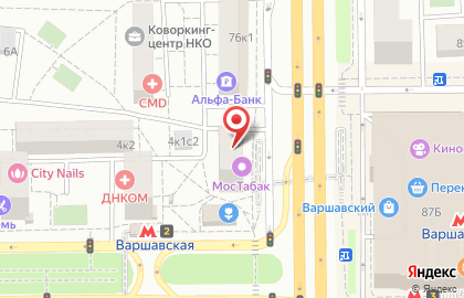 Ломбард Века на Варшавском шоссе на карте