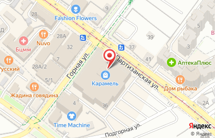 Чулочно-носочная лавка ЧулОК на Партизанской улице на карте