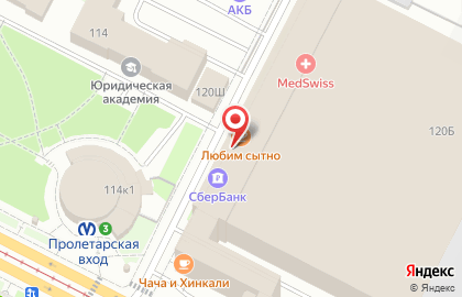 Терминал СберБанк на проспекте Обуховской Обороны на карте