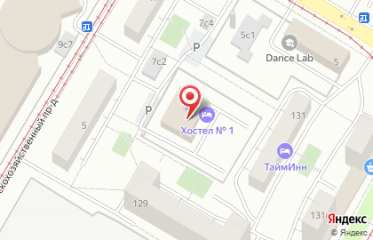 Хостел HostelCity на Сельскохозяйственной улице, д. 7 к. 1 на карте