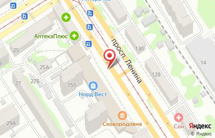 Суши Мастер на проспекте Ленина на карте