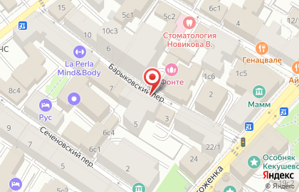 Торгово-производственная фирма Прогресстех в Барыковском переулке на карте