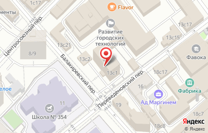Asset Training Group в Переведеновском переулке на карте