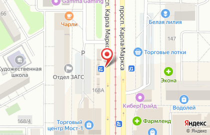Салон связи Билайн на проспекте Карла Маркса, 168г на карте