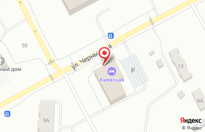 Гостиница Киевская на карте